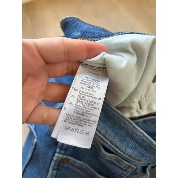 Madewell 10" High-Rise Skinny Jeans In Eardly Wash Size 29 Tall - Picture 7 of 9